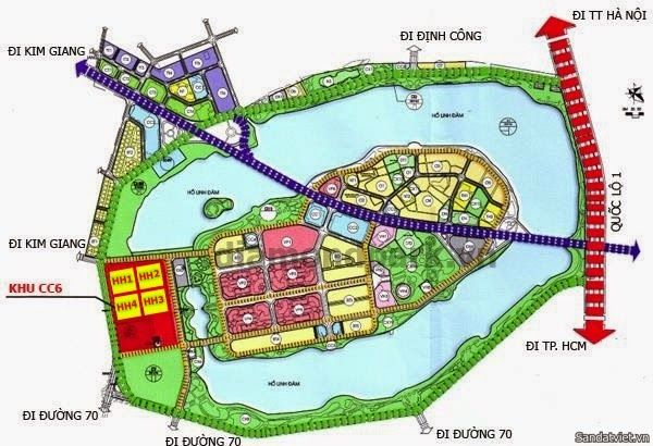 Vị trí HH1 Linh Đàm trên bản đồ