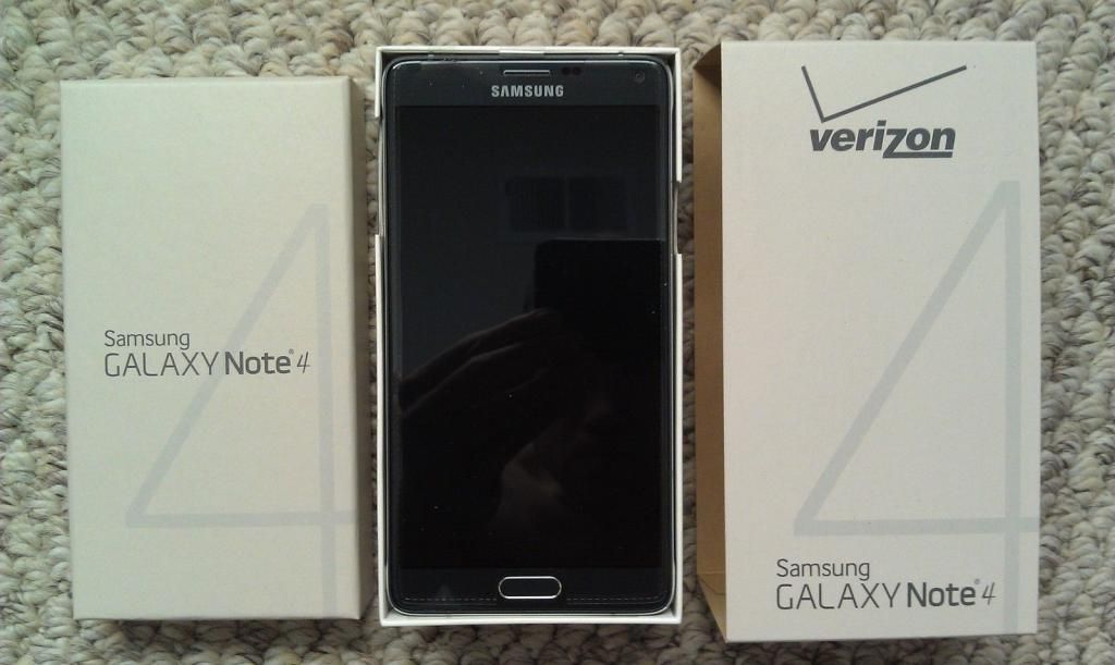 Bán SS Galaxy Note 4,màu đen,32 Gb,hàng Mỹ (Verizon),bản world,full box,moi 99,99%
