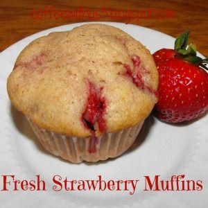 Fresh Strawberry Muffins