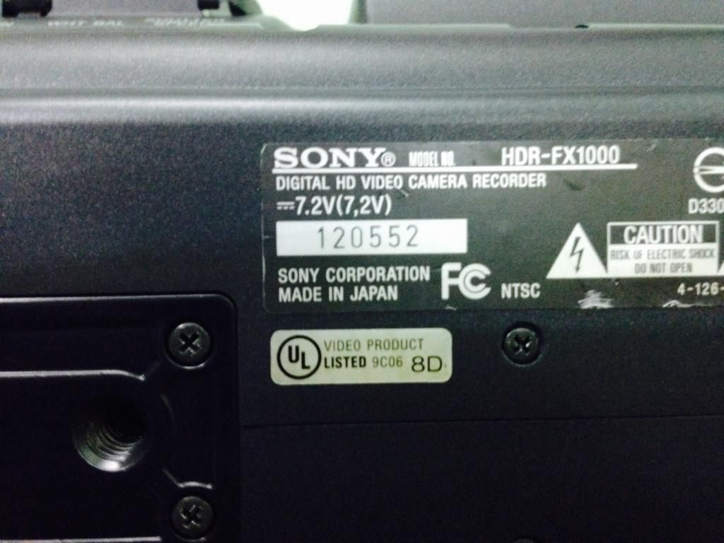 Sony hdr fx1000 - 3