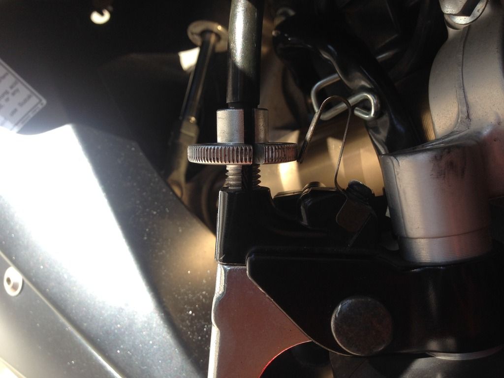 Clutch Cable Adjustment K7 600 Suzuki GSXR Motorcycle Forums