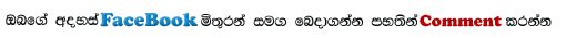 Face Book comment (c) gossiplanka gossip lanka