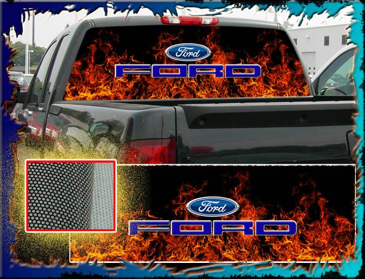 FORD, Ford, F-150, F-250, F350 Raptor " Truck Rear Window ...