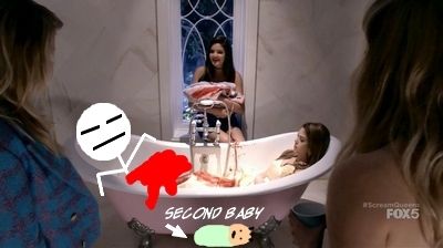 Amy delivered the babies and stayed behind to tend the baby momma afterwards.