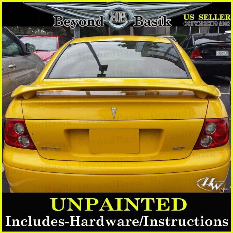 20042006 Pontiac GTO OEM Factory Style Rear Trunk Spoiler Wing Tail UNPAINTED eBay