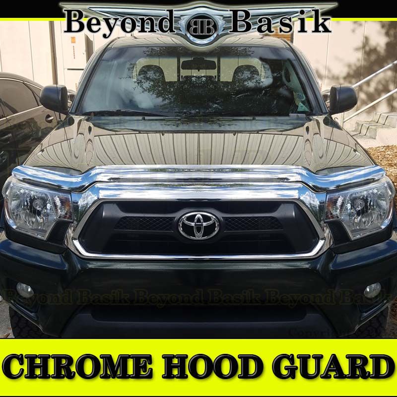 20122015 TOYOTA Chrome Bug Shield Deflector Hood Guard