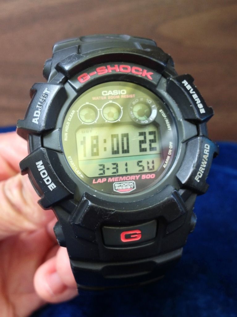 g shock lap timer