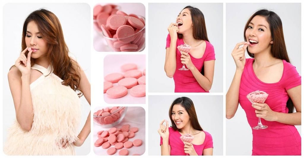 Collagen Star Strawberry Milk Tablet Collagen 8000mg 30 Sachets 300 Tablets . Reinvented The Collagen. First In The Form Of Pellet 8,000 Mg. 