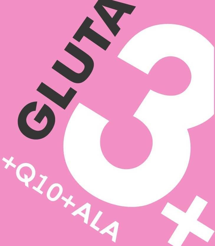 GLUTA 3 PLUS Q10,ALA,Glutathione ***WHITENING BEAUTY VITAMIN FROM JAPAN With the last innovation of KOHJIN GROUP and Kyoto Prefectural University. 