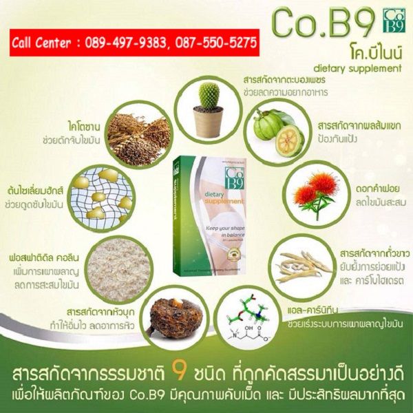 COB9 30 CAPSULES WEIGHT LOSS DIETARY SUPPLEMENT ORGANIC 100% BLOCK BURN FAT CHANGE YOUR SHAPE CHANGE YOUR LIFE