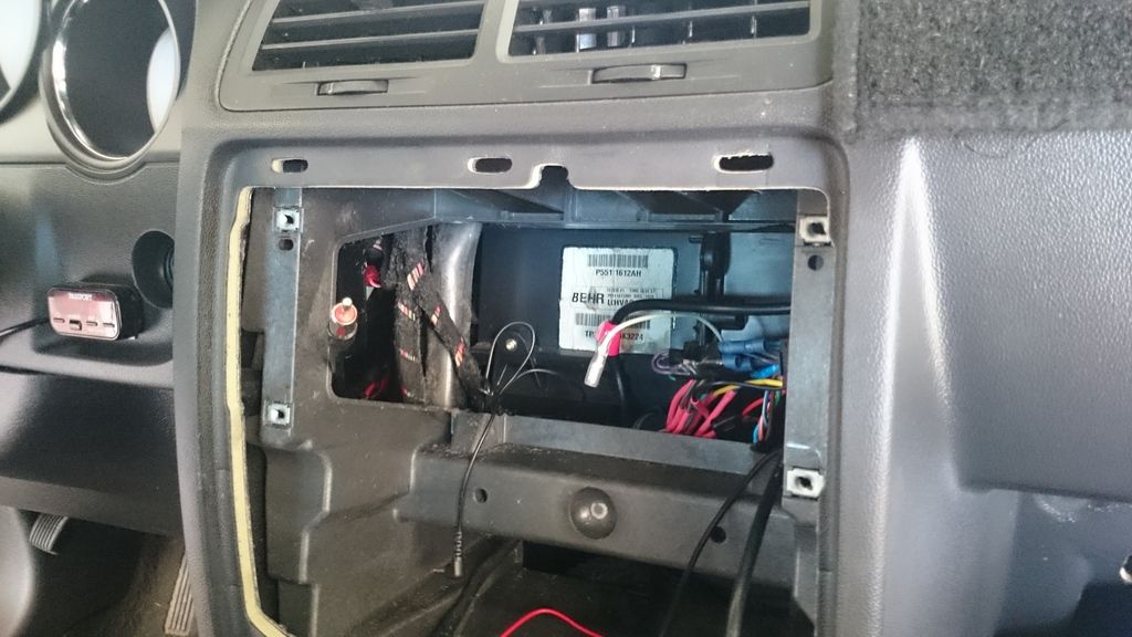 dodge challenger aftermarket radio install