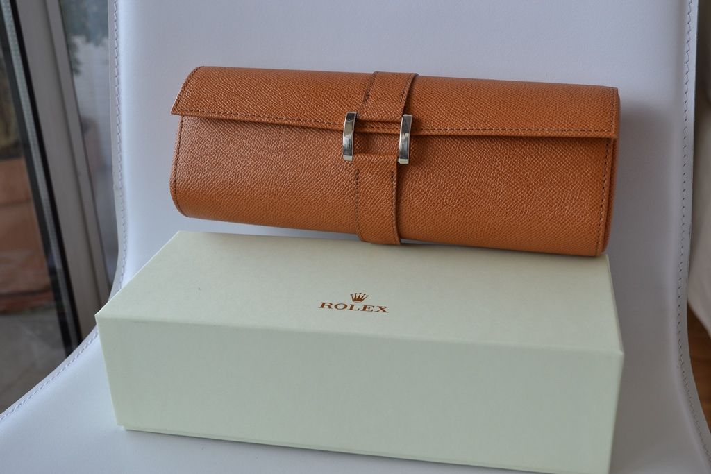 VRM FS Rolex leather travel case