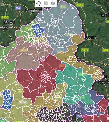 Staffordshire map