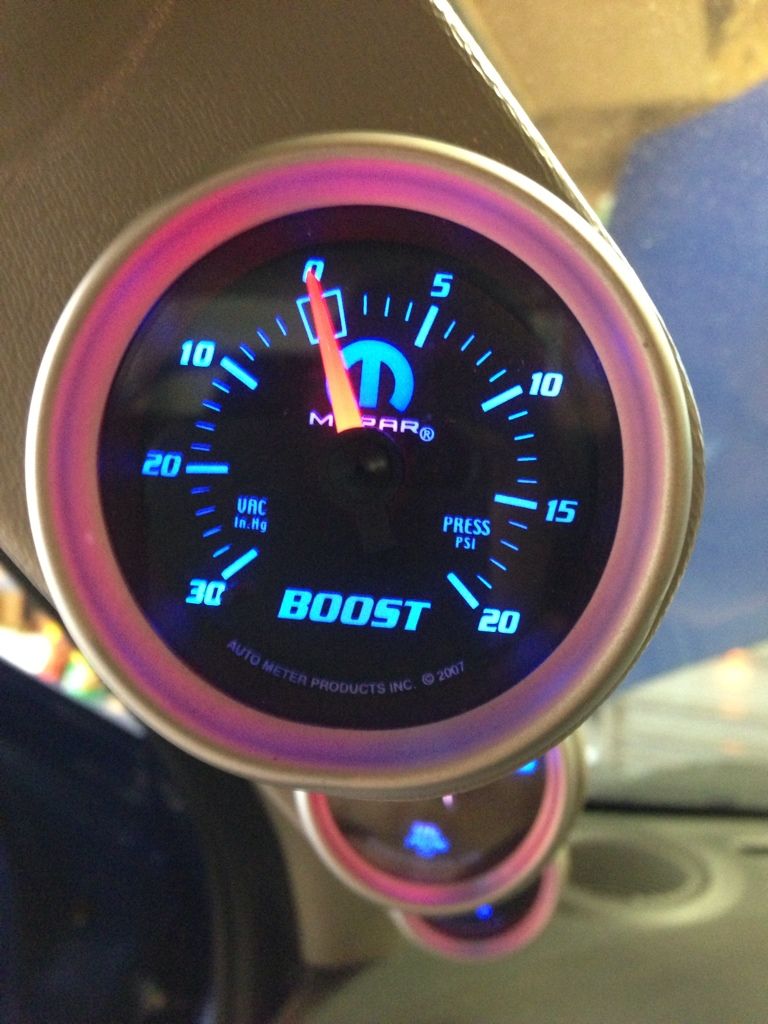 Mopar 30/30 boost gauge black Dodge SRT Forum