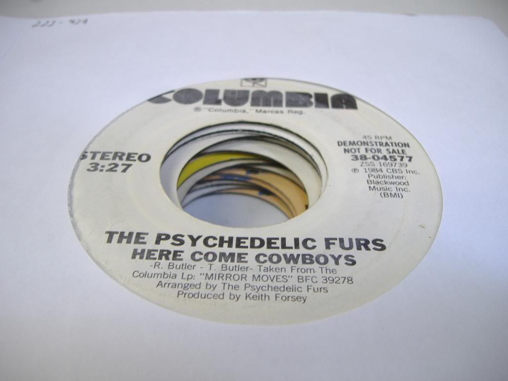 PSYCHEDELIC FURS - Here Comes Cowboys (same)