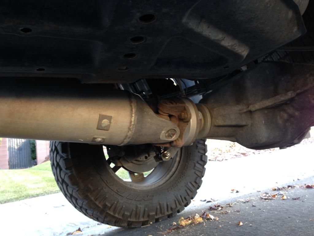 Driveshaft spacer nissan titan #4