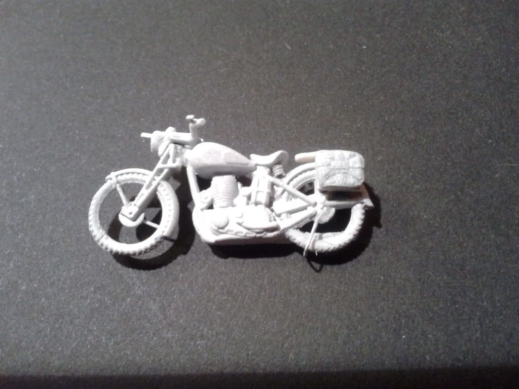 1/72 Airfix Motorbike Work In Progress Vehicles