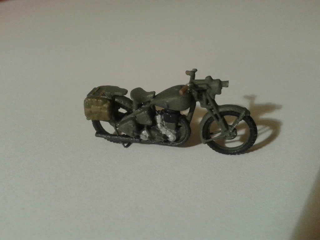 1/72 Airfix Motorbike Work In Progress Vehicles