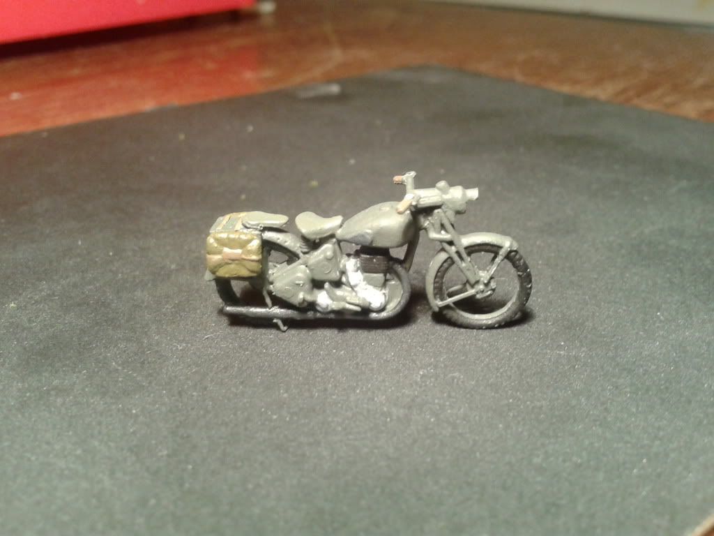 1/72 Airfix Motorbike Work In Progress Vehicles