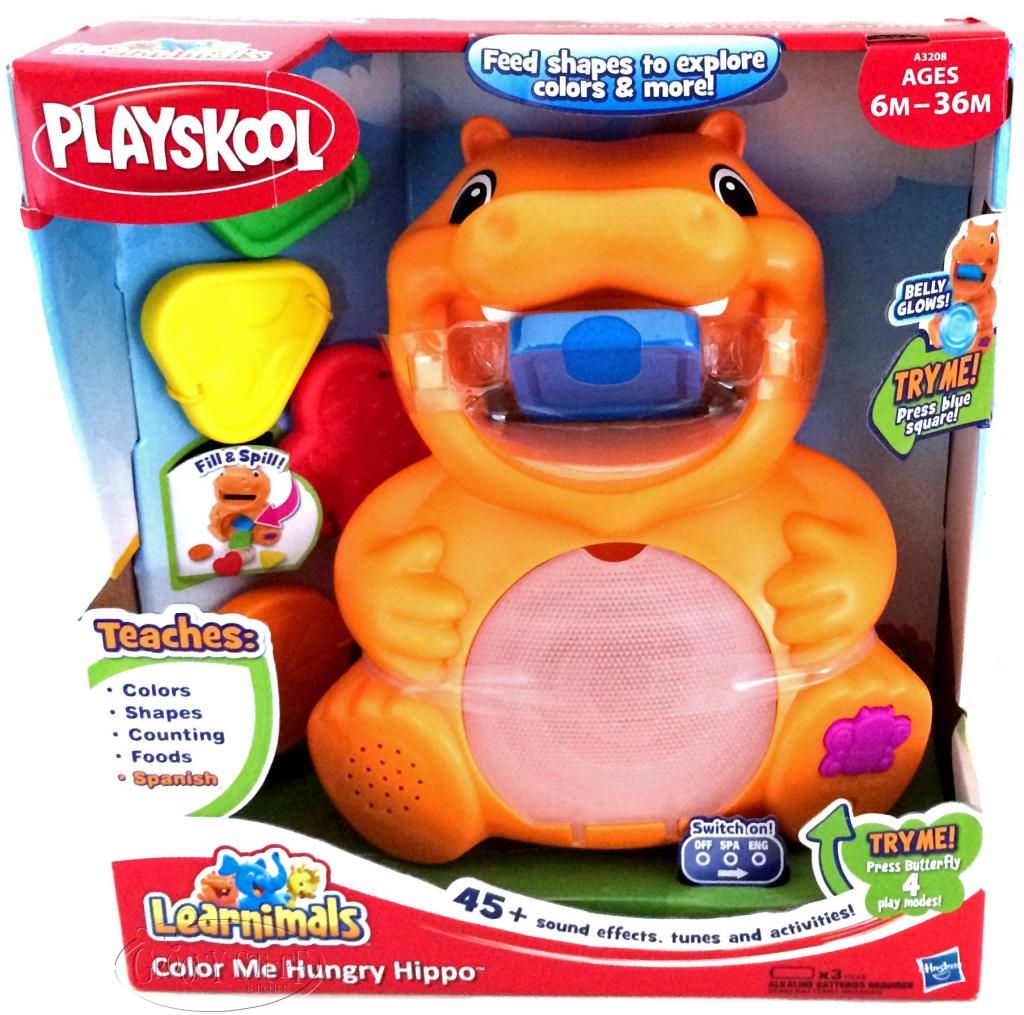 ... Me Hungry Hippo Baby Toddler Toy Color Lights Sounds Music New | eBay