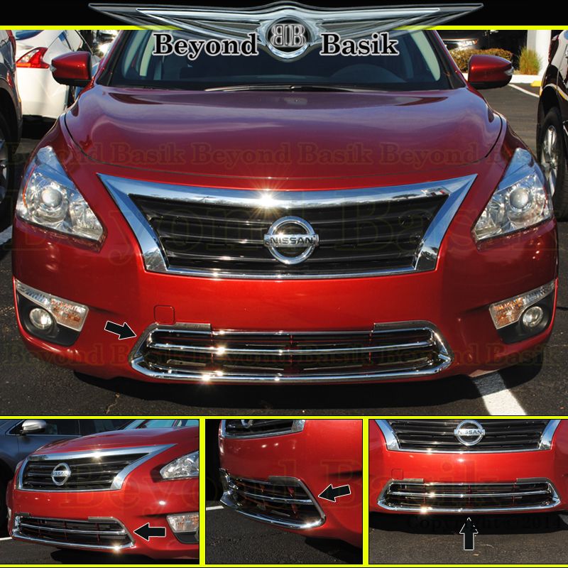 Fits 2013-2015 NISSAN ALTIMA Chrome Front Grill Lower ... Fits 2013-2015 NISSAN ALTIMA Chrome Front Grill Lower ...