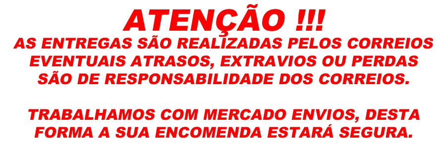 Prazo de entrega estimado Atenção