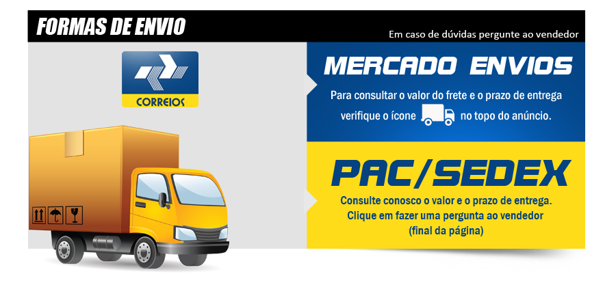 Formas de envio