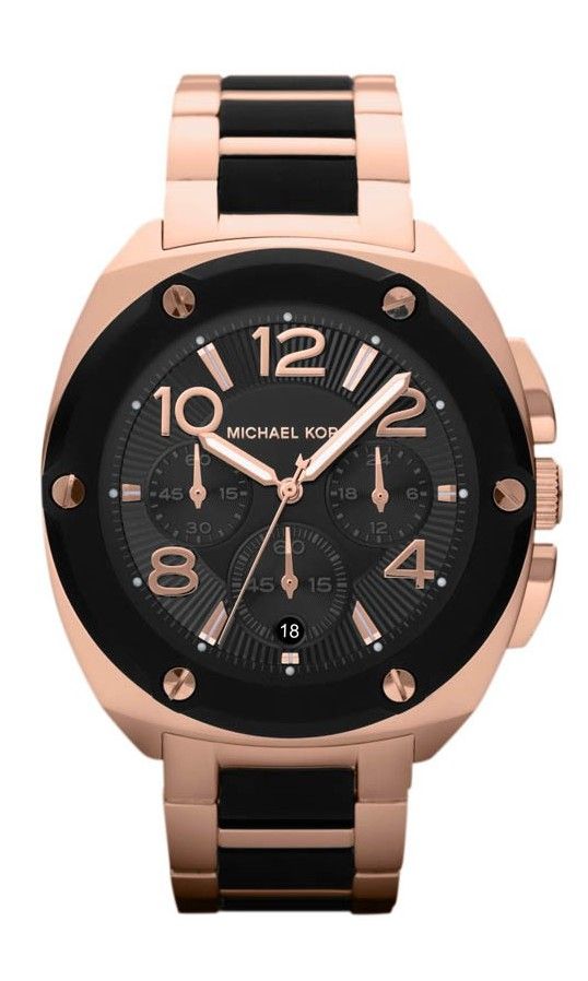 michael kors tribeca rose silicone watch mk5732