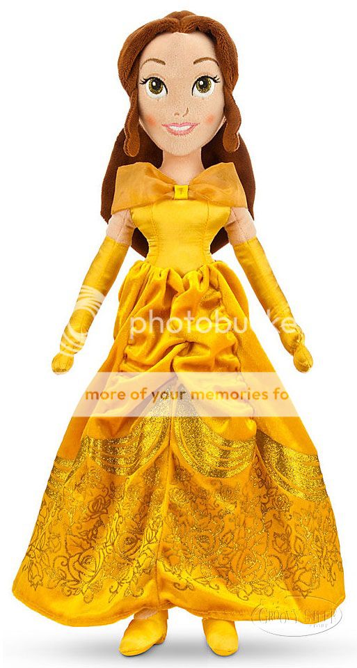 Disney Store Beauty and the Beast Princess BELLE Large Stuffed Plush ...