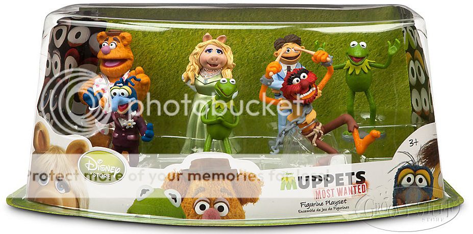 Disney Muppets Most Wanted Figurine Playset Toy Play Set Constantine Muppet New
