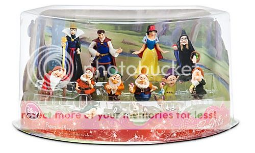 Disney Snow White and The Seven Dwarfs Deluxe Figurine Playset Toy Play Set New