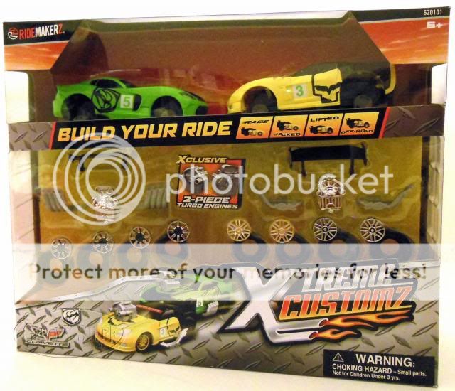 Ridemakerz Corvette Set Xtreme Customz Build Your Ride Custom Cars Toy New